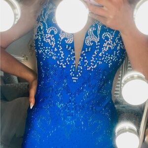 Blue homecoming dress